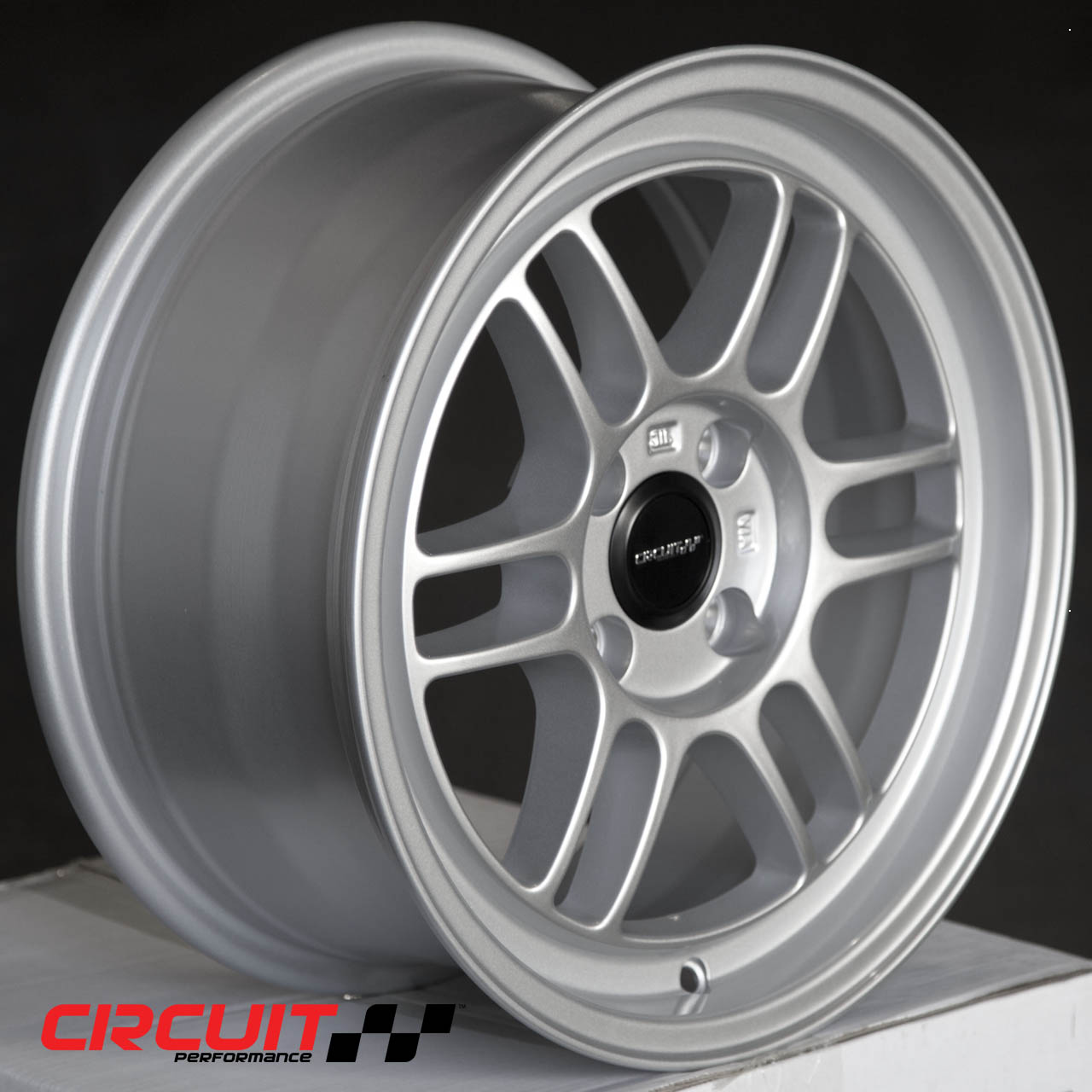 CP37 15×7 Silver 4×100 [+28mm] - Circuit Performance