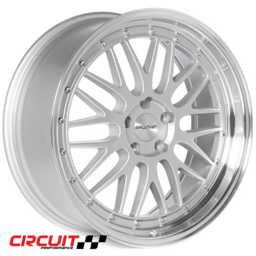 Hot Racing Silver Galaxy 3W Wheel Set (2) - Metallic Aluminum Wheels For Kyosho 1/8 Motorcycle Models