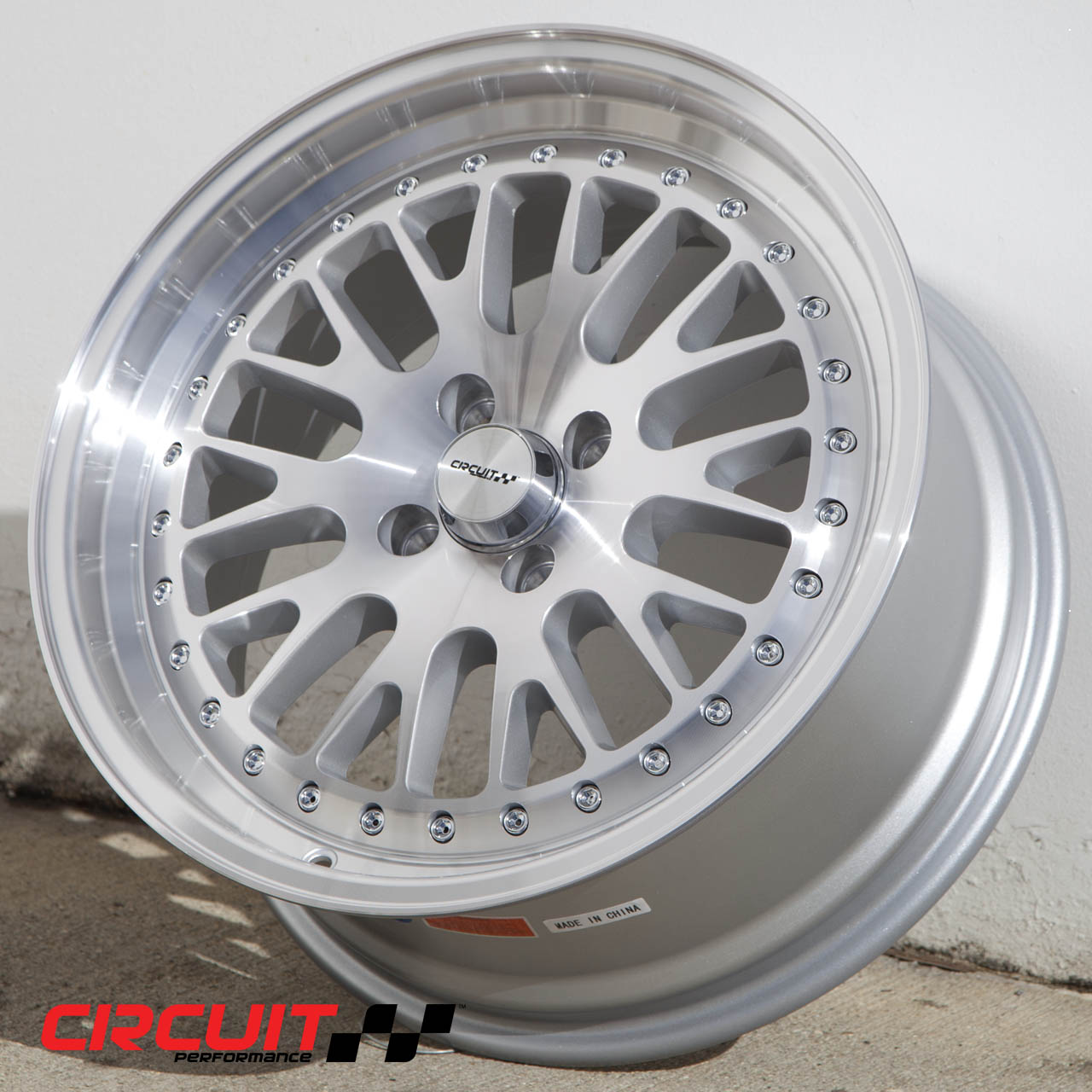 CP21 17×8 Silver/Machined 4×100 [+35mm] - Circuit Performance