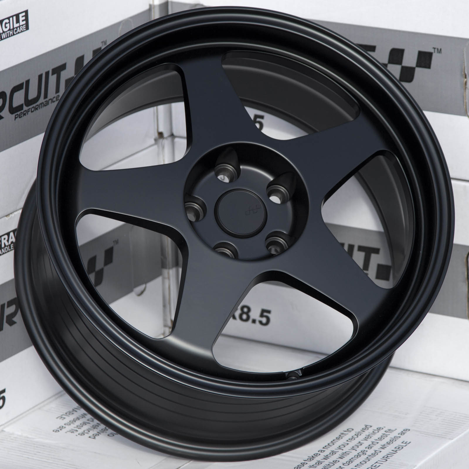 CSF22 18×8.5 Matte Black 5×114.3 [+35mm] - Circuit Performance
