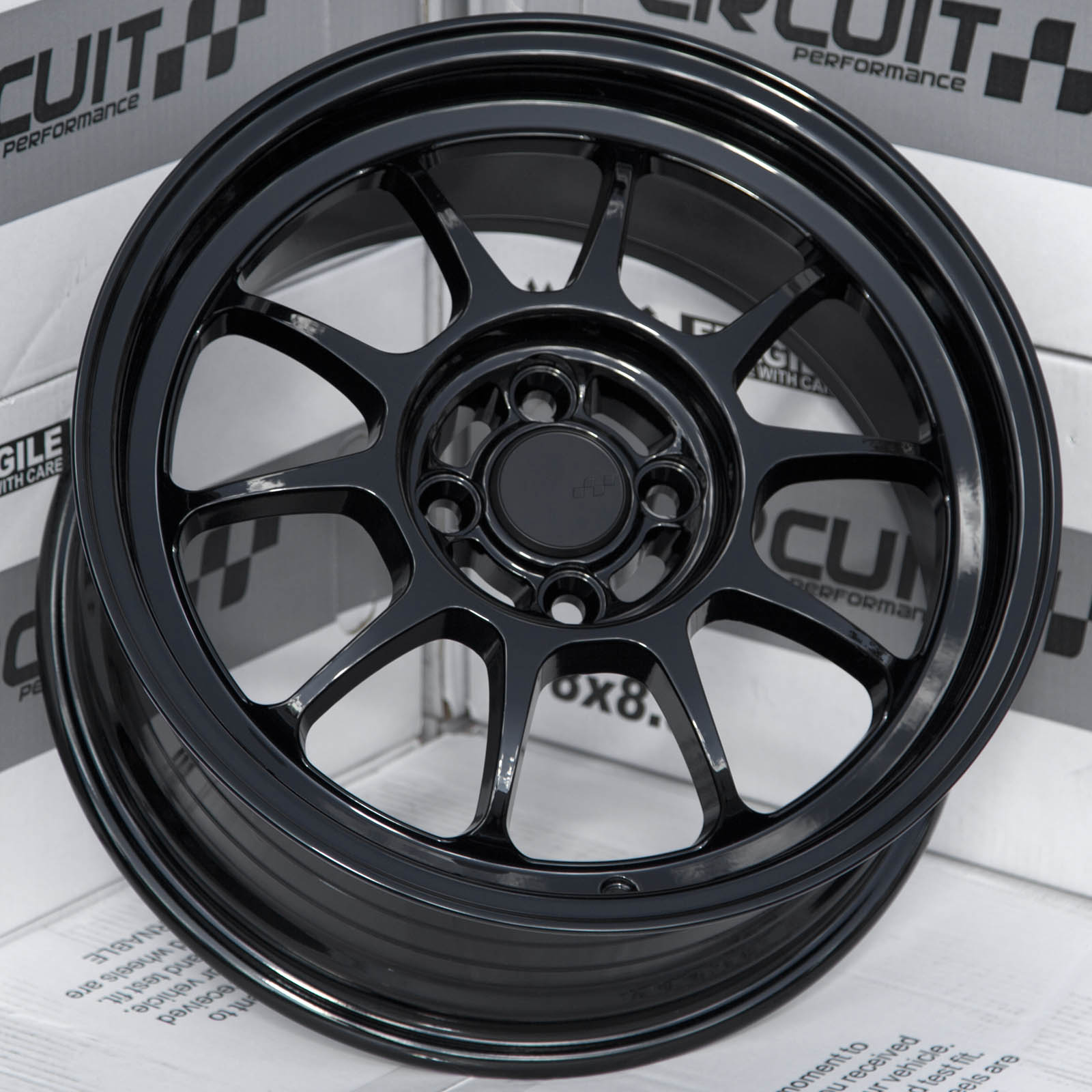 Circuit Performance CSF9 16×7 Gloss Black 4×100 [+35mm] - Circuit