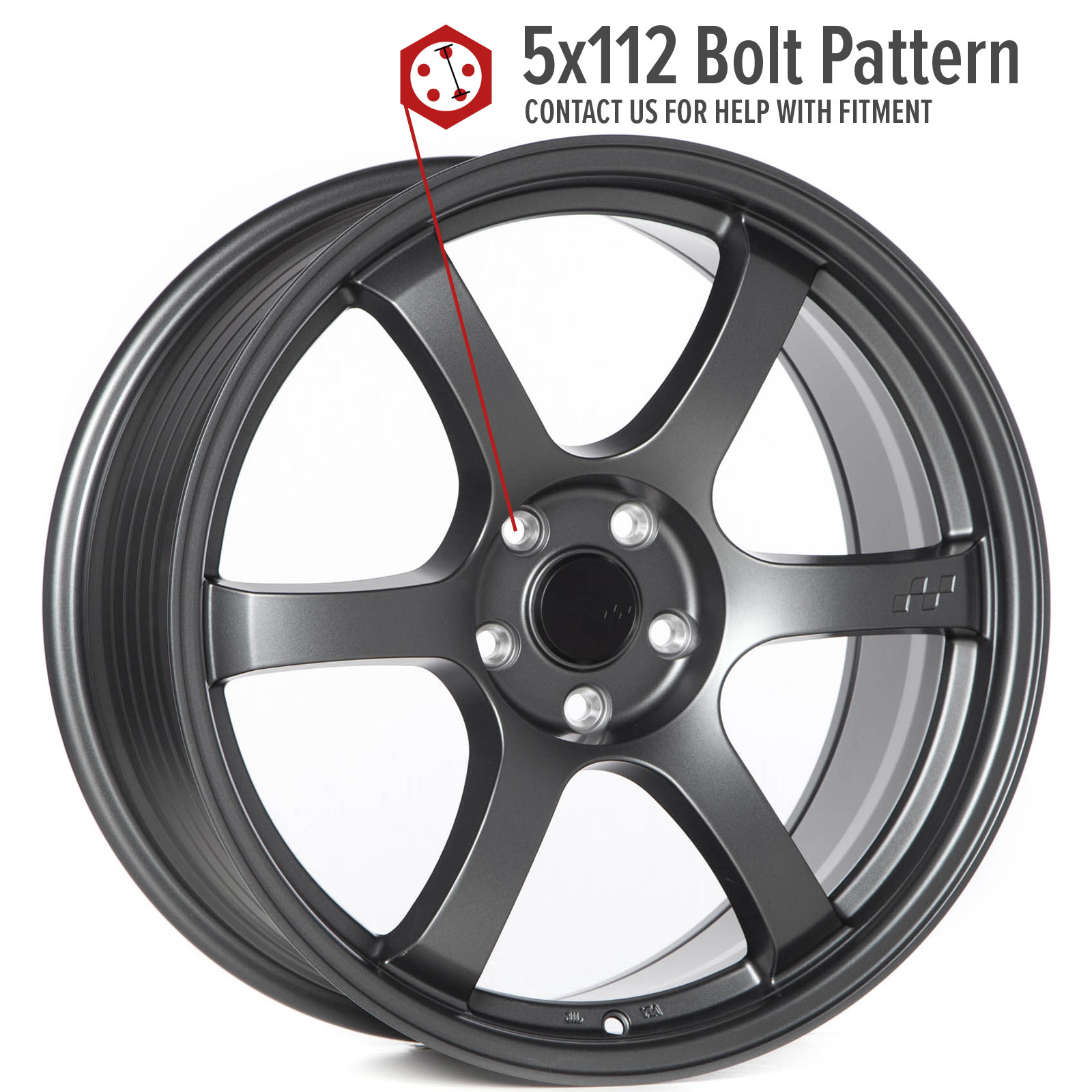 Circuit CSF1 19×8.5 Matte Gunmetal 5×112 [+38mm] - Circuit Performance