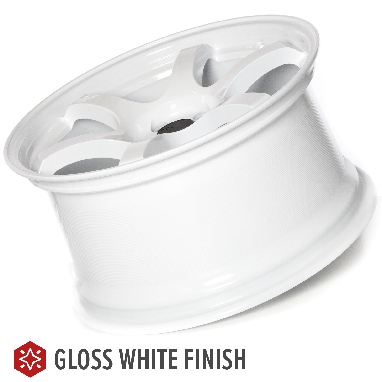 Circuit CSF1 18×9.5 Gloss White 5×100 [+38mm] - Circuit Performance