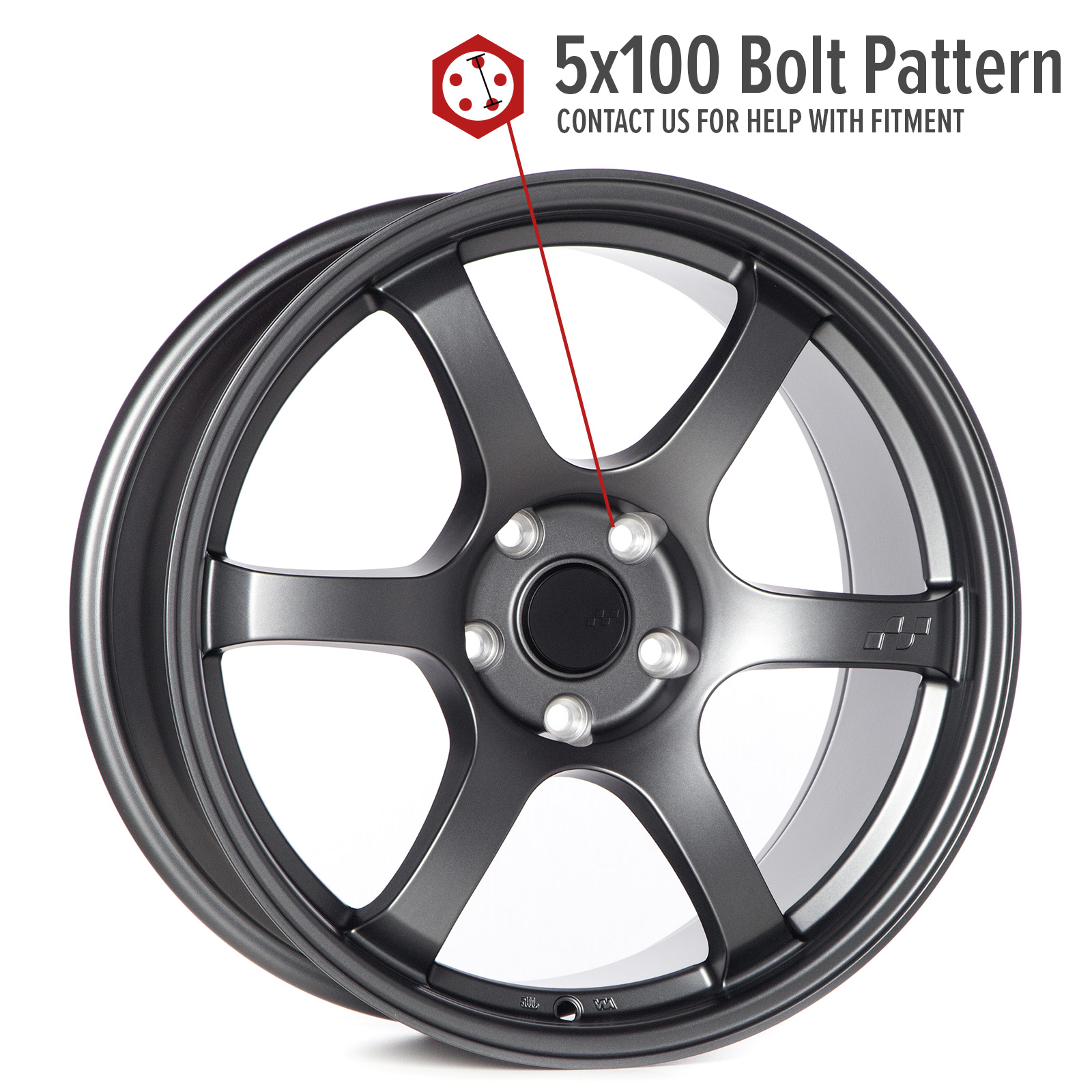 Circuit CSF1 18×8.5 Matte Gunmetal 5×100 [+35mm] - Circuit Performance