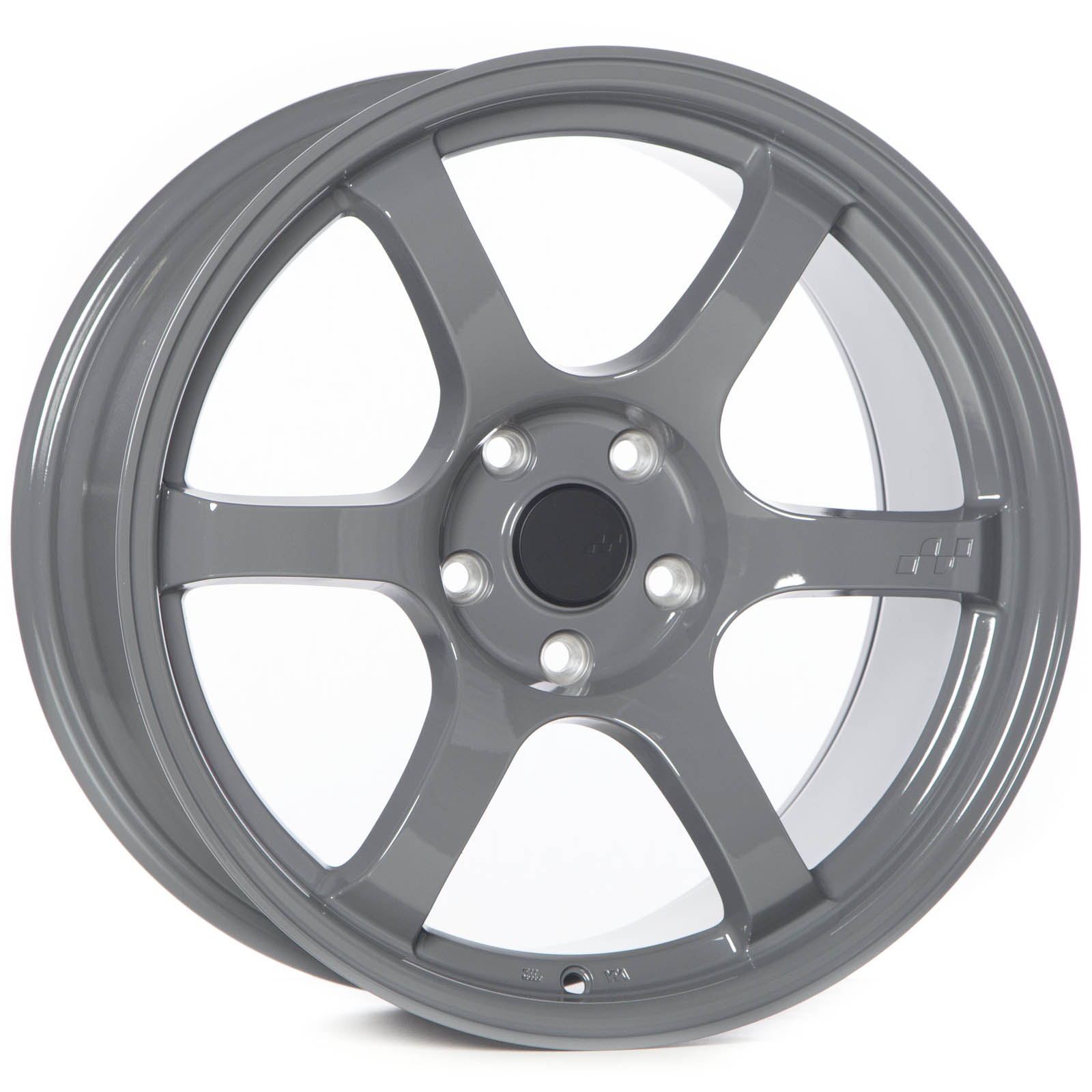 xxx　TECH SUPER BIG ROUND SS T グレー L Circuit CSF1 18×9.5 Gloss Battleship Grey 5×114.3 [+38mm