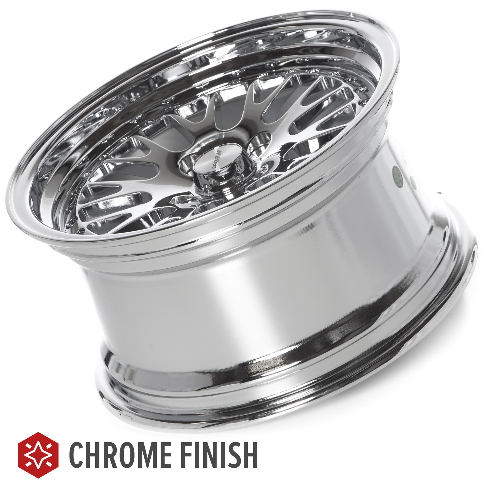 CP21 15×8 Chrome 4×100 [+25mm] - Circuit Performance