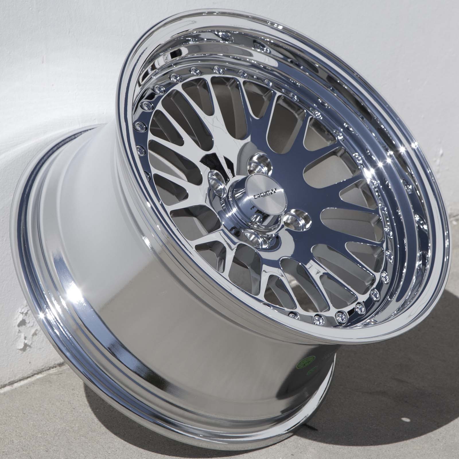 CP21 15×8 Chrome 4×100 [+25mm] - Circuit Performance
